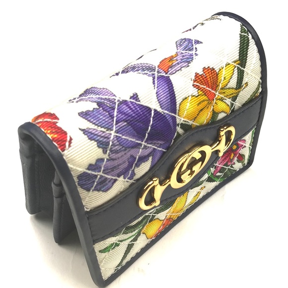 COPY - Gucci #536353 Trapuntata Floral Quilted Wallet - Picture 2 of 9